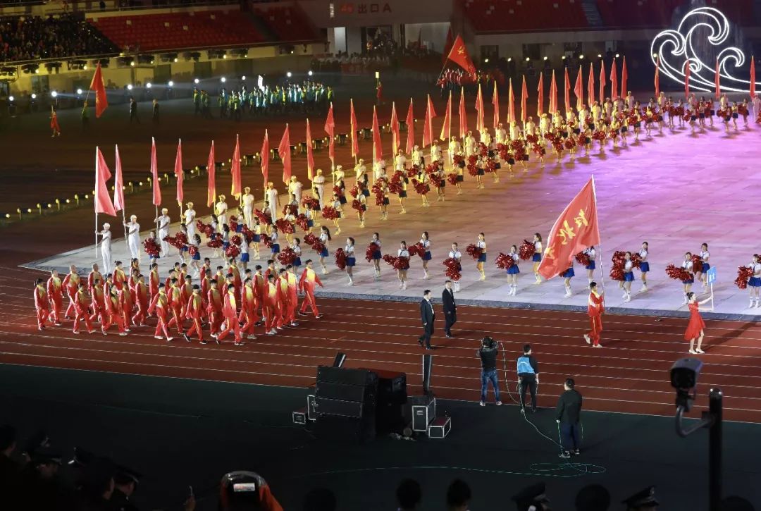 安徽省运动会淮北市代表团,安徽省第十五届运动会淮北入场