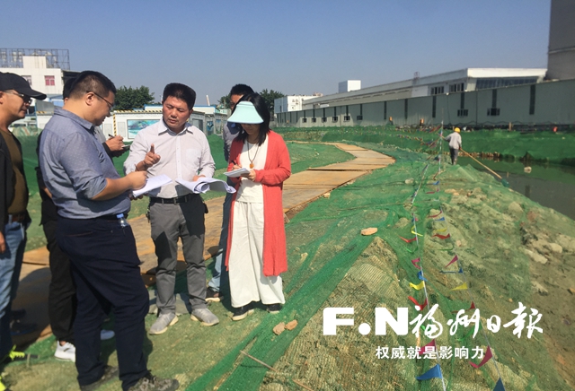 局领导调研园林绿化工作,园林局干部