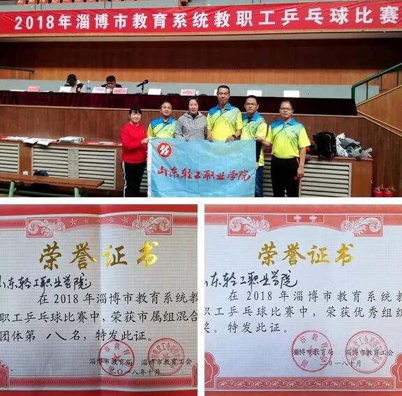 山东轻工职业学院运动会记录,山东轻工职业学院国赛一等奖