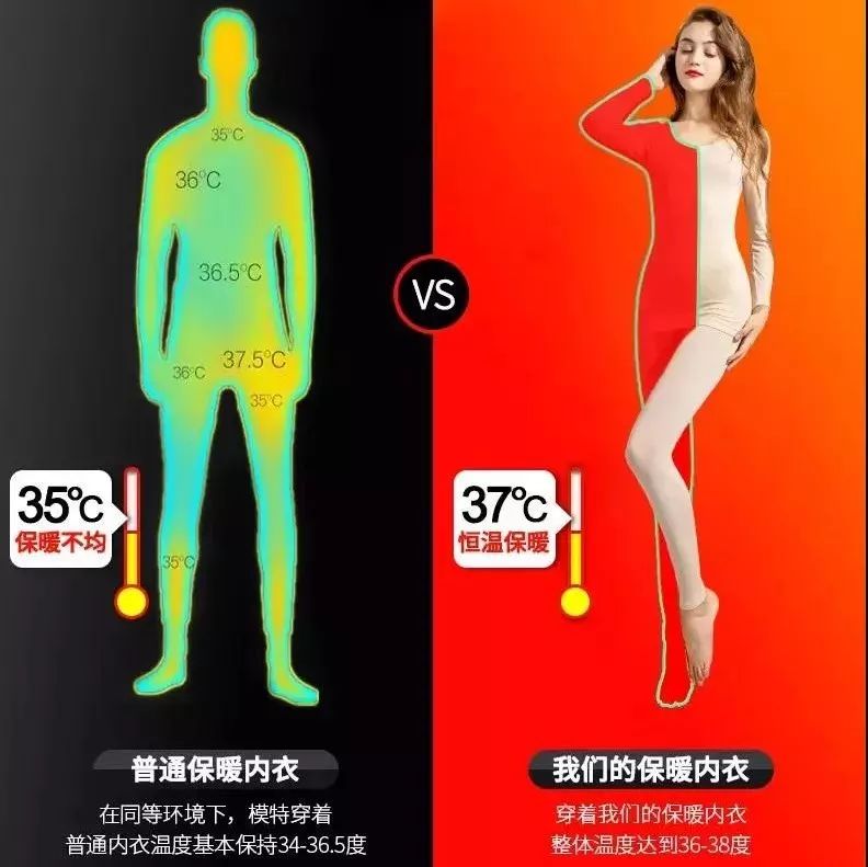 黑科技保暖塑身衣女款,显瘦保暖打底衣