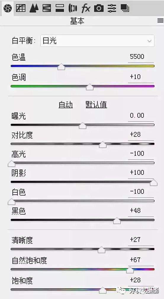 简单方法快速校正大光比照片