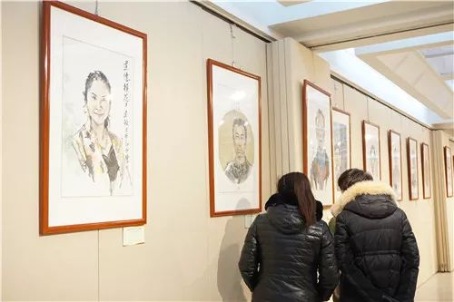 丹青绘丹心名家画好人兰州市为百名道德模范、兰州好人“画像”作品展开展