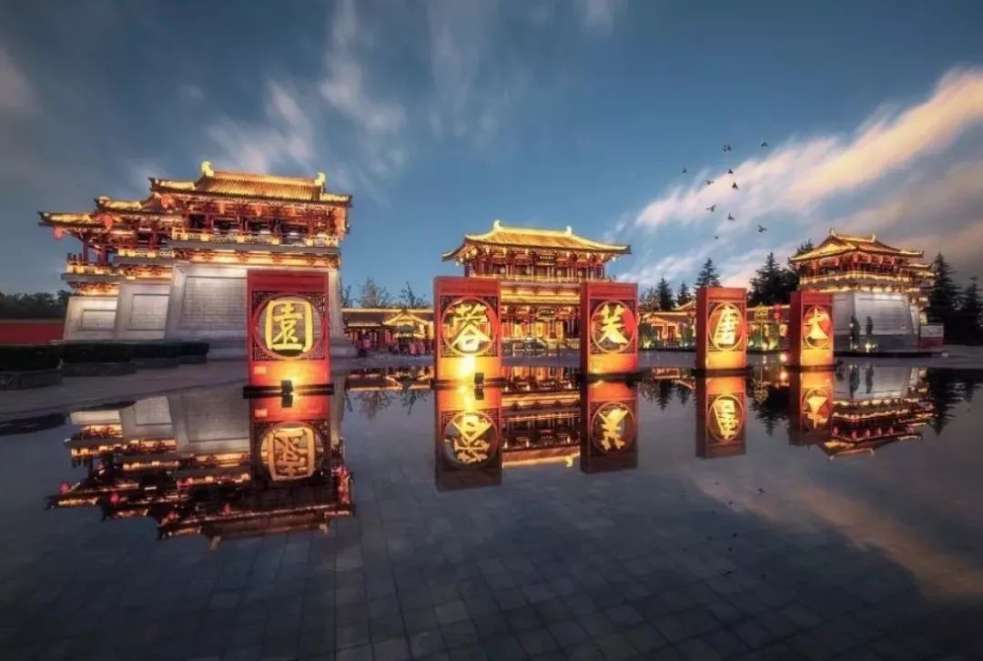 西安最美公园秋景图片,西安动物园旅游手绘示意图