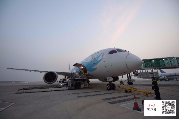 2018年春运飞机安检,直击春运首日广州白云机场傍晚