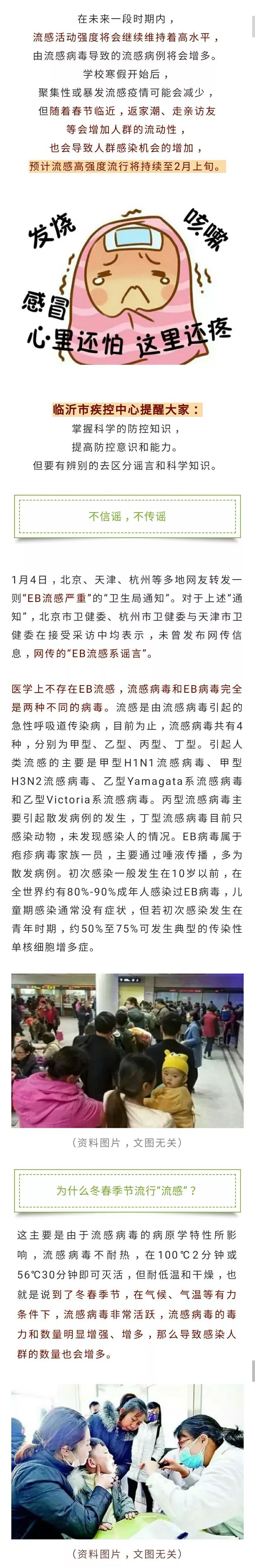 高烧、咳嗽……临沂市疾控中心发布重要提示