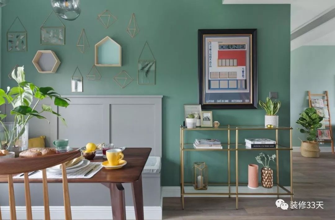 最漂亮的卡座家装,小户型客厅餐厅一体隔断加卡座