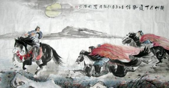 历史上有萧何月下追韩信的故事,历史萧何追韩信