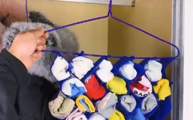 布袋收纳妙招,衣服布袋子