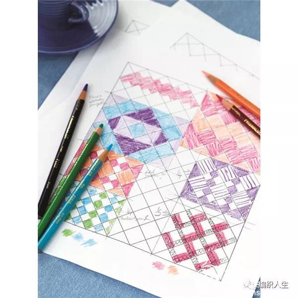 纯色方块花样教程大全,简单大方格子花型教程