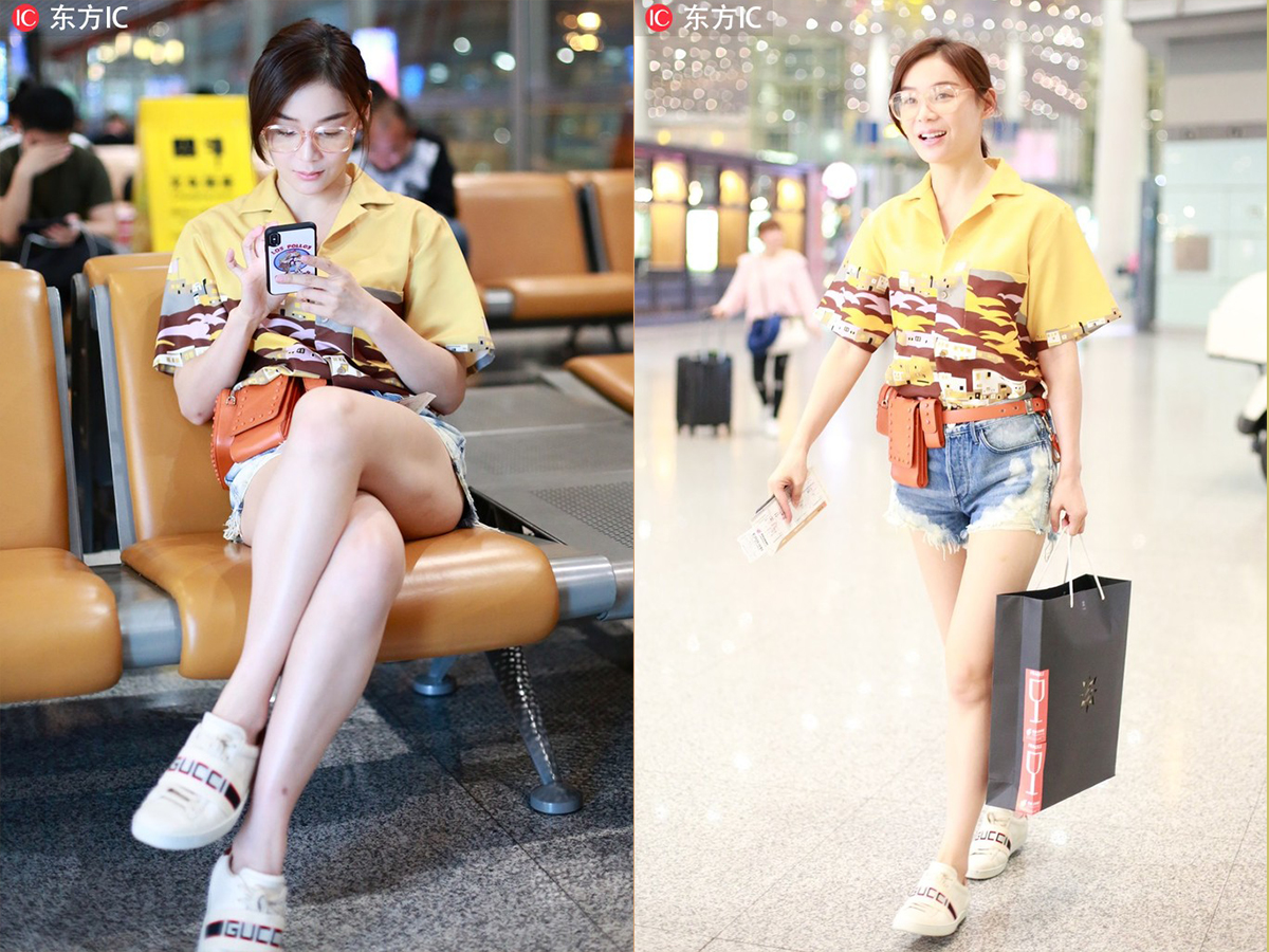 马甲线还是得看袁姗姗美得不重样,袁姗姗的马甲线有什么不一样