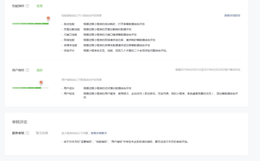 小程序评价指标,深扒小程序