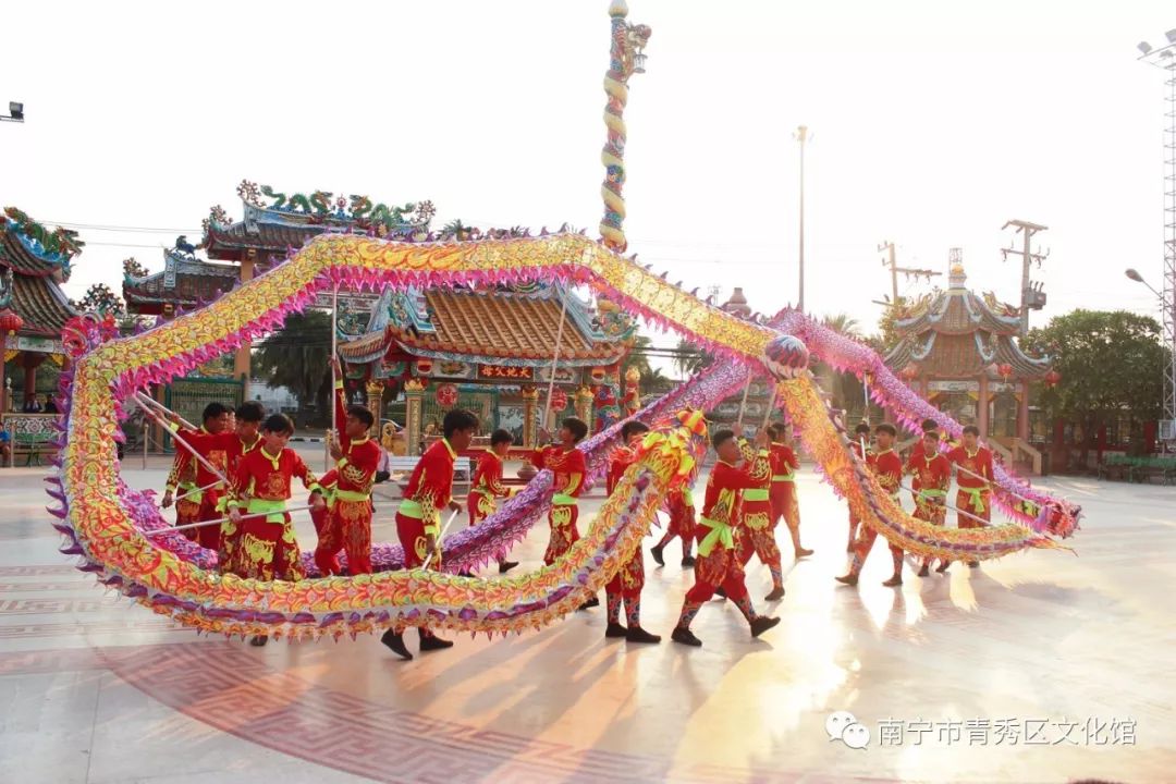 群龙聚首贺新春,青秀区国际传统舞龙邀请赛