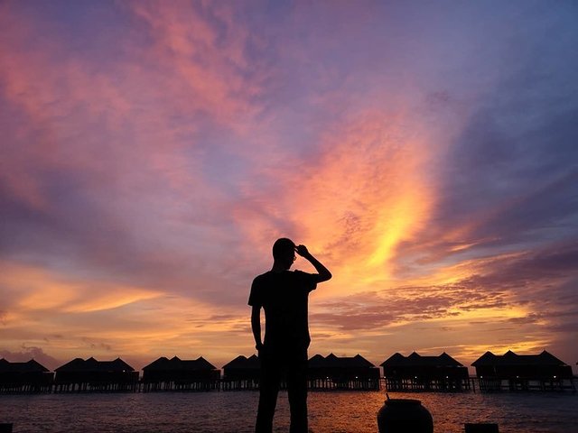 日出日落，风雨相陪，像素拍不出的美——马代可可波杜希蒂，升级超豪水的幸运鹅