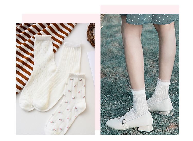 淘宝长款厚袜子推荐,淘宝推荐中长泡泡袜