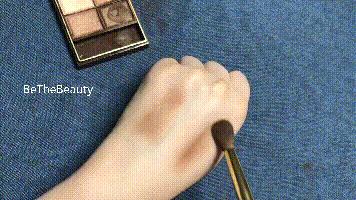 ins日杂清透眼妆适合居家的小仙女,教你两分钟就能搞定的眼妆画法