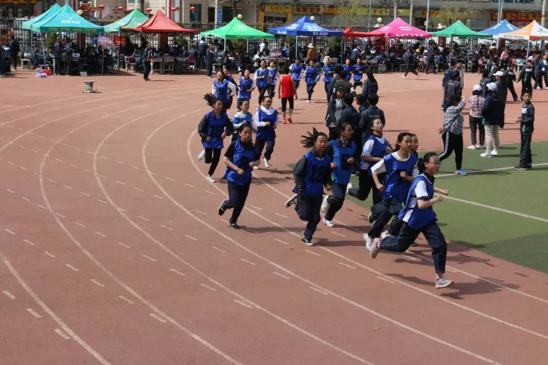 定格校园最美瞬间,明德初中第九届田径运动会