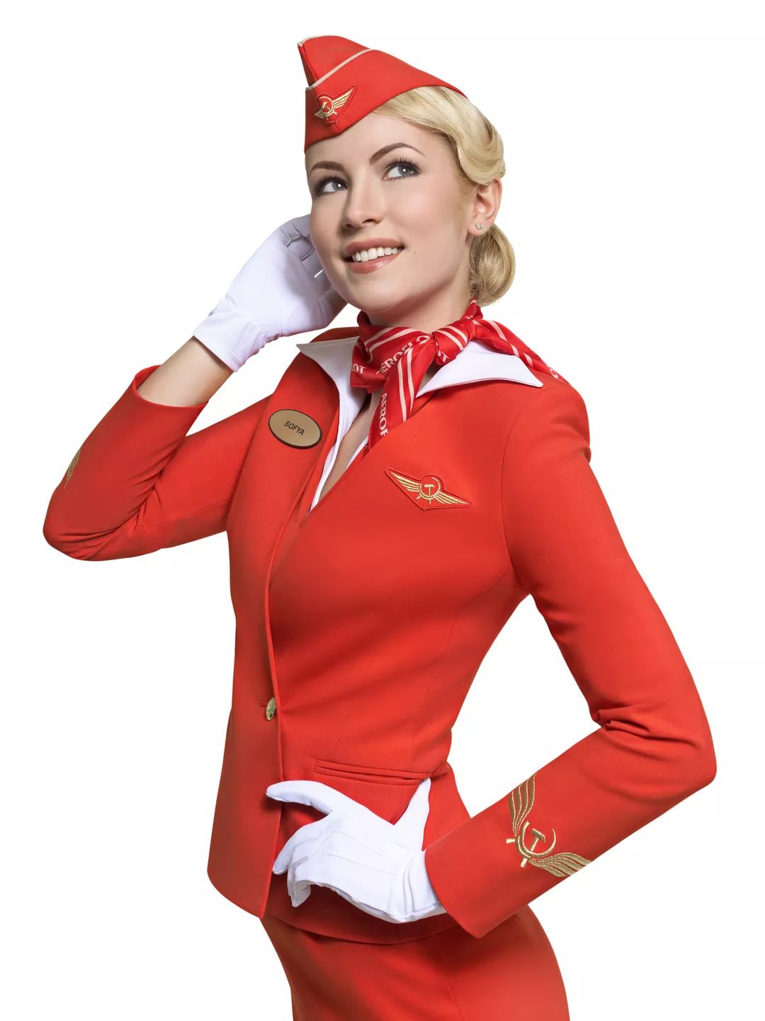 外航淡绿色制服空姐,外航空姐制服大比拼