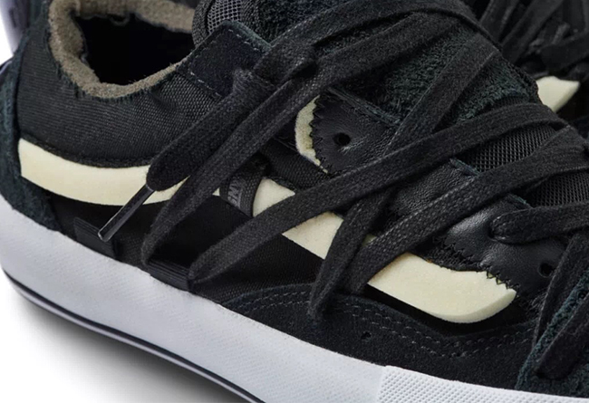 vans解构侧边鞋带,解构ow鞋带怎么穿