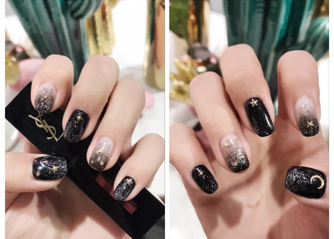 夏天美甲款式图片2022最火网红款,夏天短指甲美甲纯色显手白