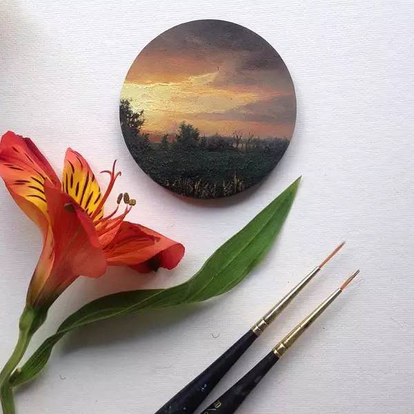 油画风景随身带,旅游景点油画