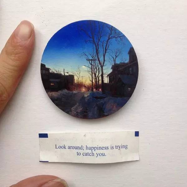 油画风景随身带,旅游景点油画