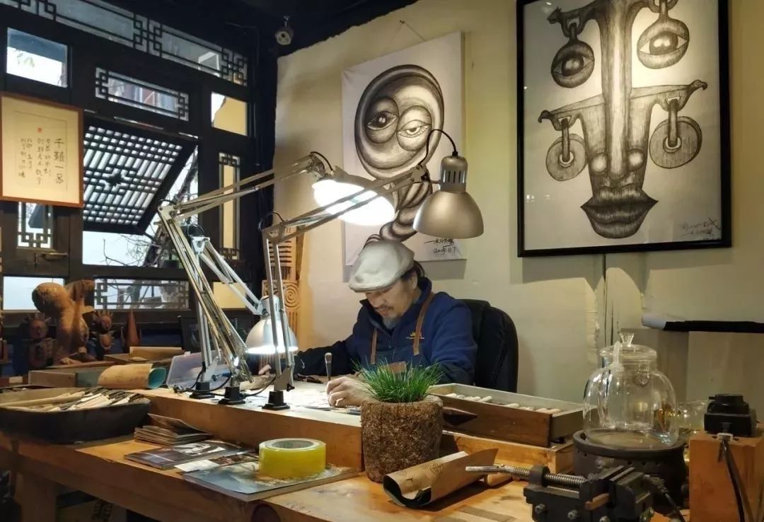 木雕艺术家欣赏,木雕艺术家及作品