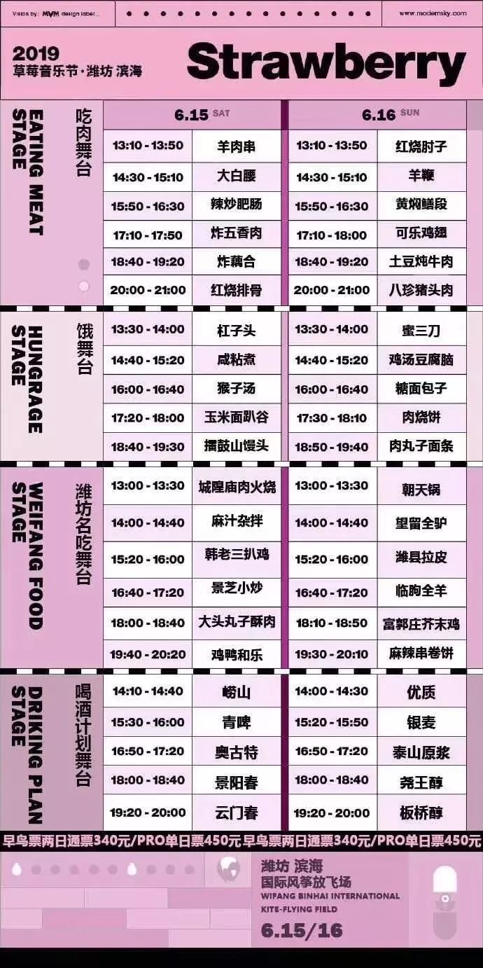 名单来啦|潍坊滨海草莓音乐节全名单！