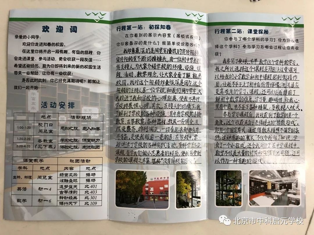 小初衔接学校活动,小初衔接