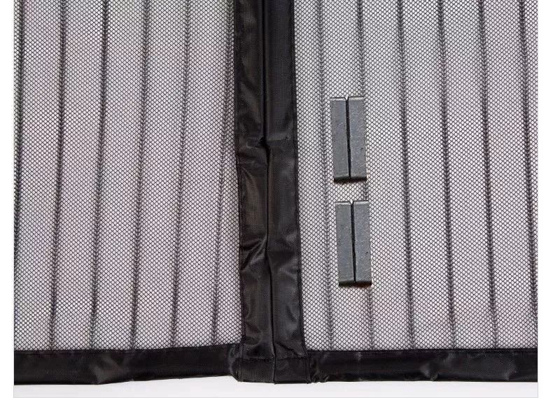 防蚊帘下面容易开,防蚊闭合帘