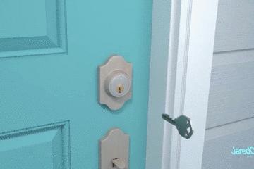 怎么把锁给拆下来,锁怎么一提就锁上呢