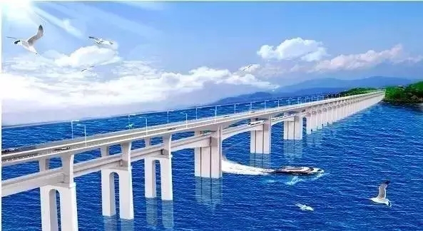平潭海峡公铁大桥创造中国奇迹,平潭国际旅游岛平潭海峡公铁大桥
