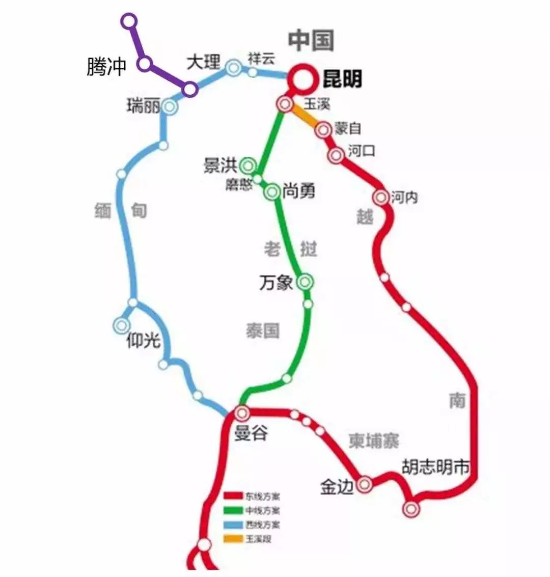 中老铁路昆明至景洪段何时开通,中老铁路建成通车