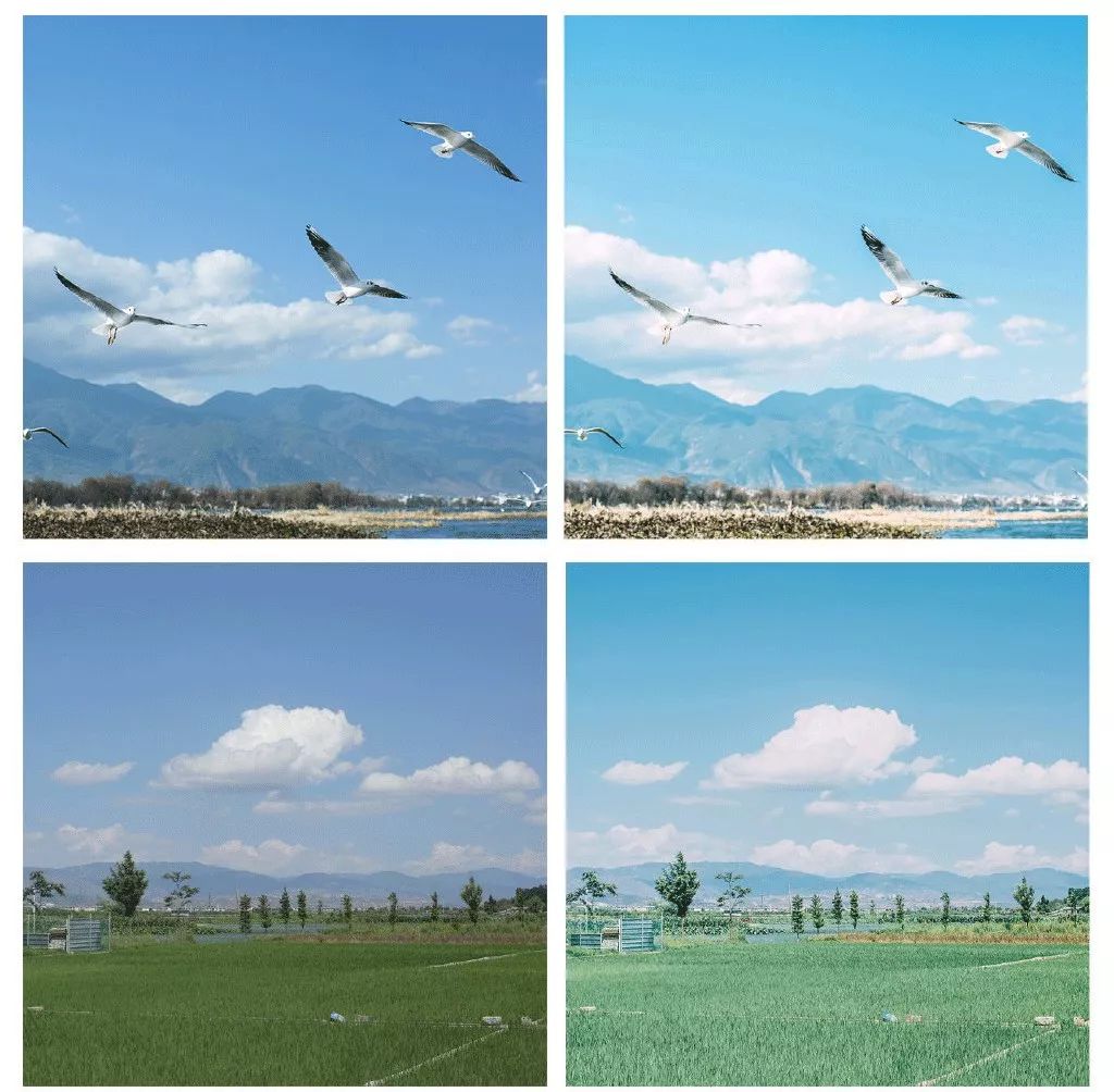 简单蓝天白云风景图片,简单的天空拍摄方法