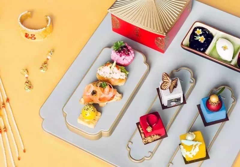 太惊艳|北京金融街丽思卡尔顿酒店推出“故宫文创宫喜礼”联名下午茶