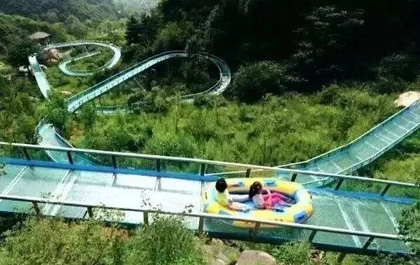 清凉寨玻璃漂流是下山了吗,清凉寨玻璃漂流