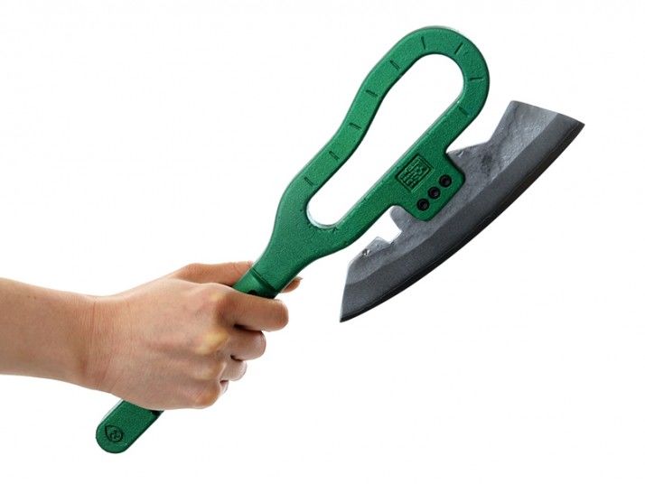 扎古热能斧样式的菜刀！做饭也能三倍速了