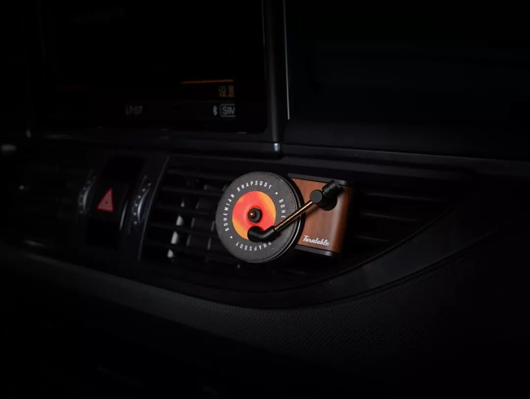 复古唱片机车载香熏,复古唱片车载香水