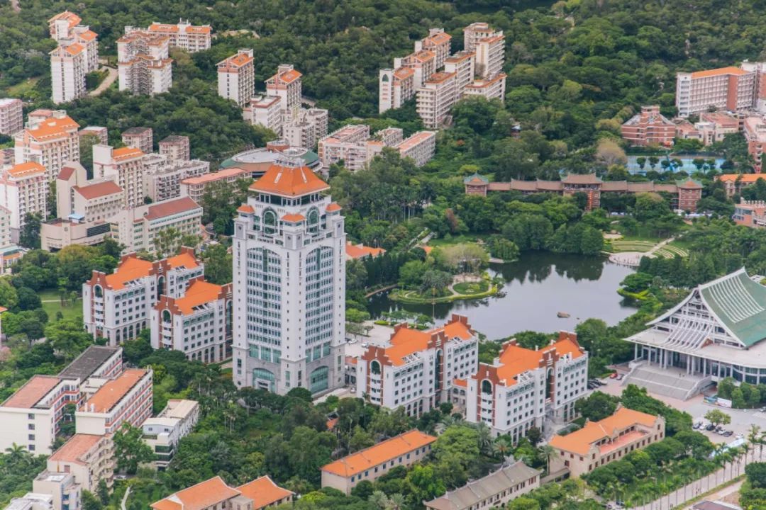 高空看厦门岛全景,厦门空中风景