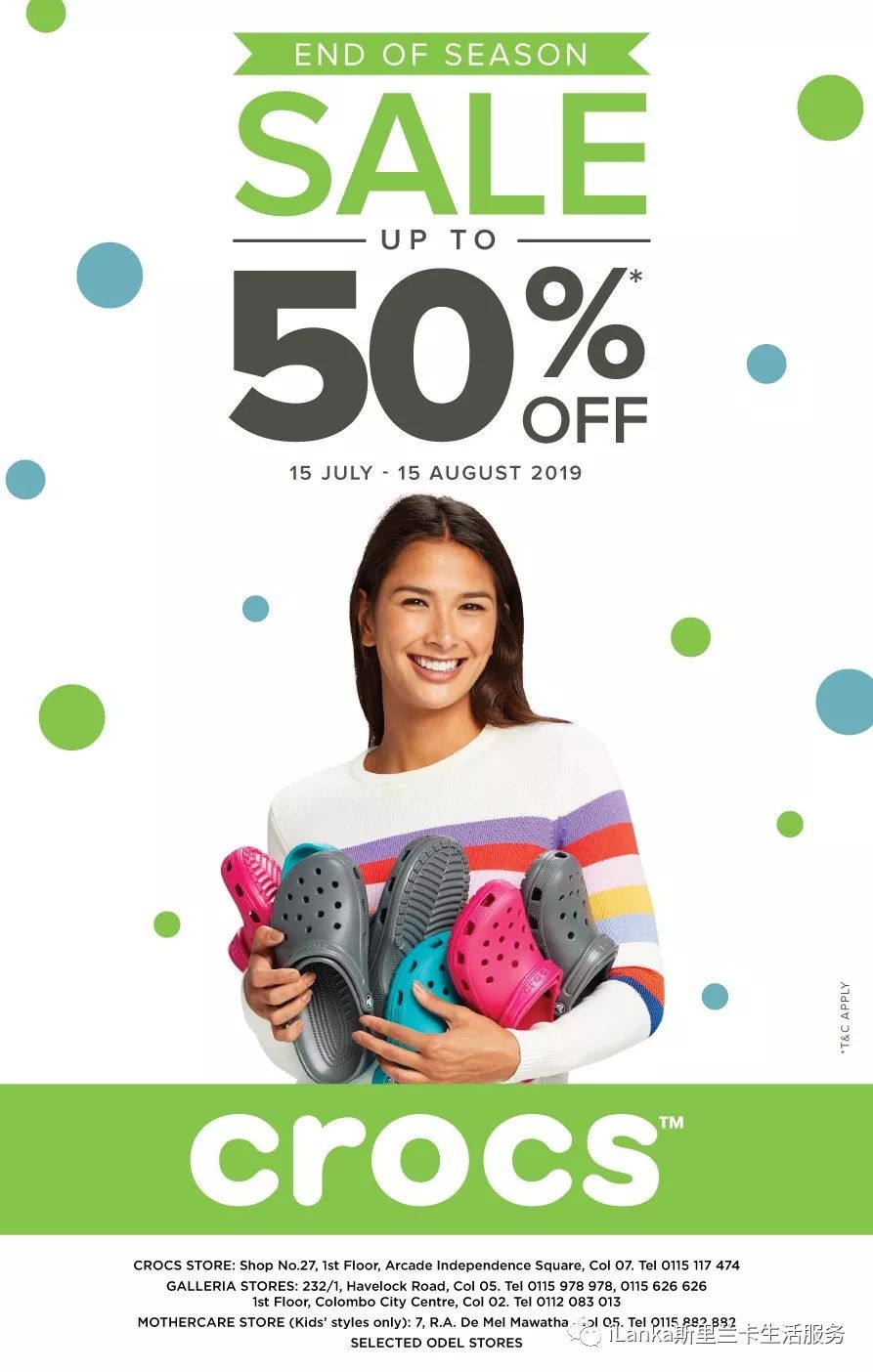 兰卡购物|年中折扣第三波：Crocs洞洞鞋最低5折，意大利轻奢包包最低3折