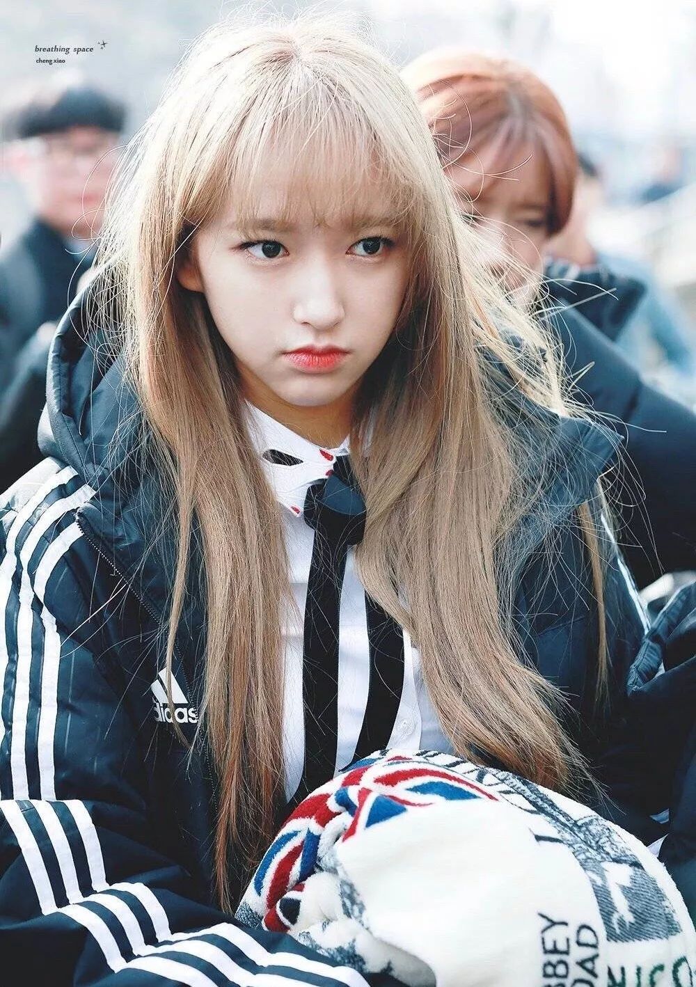 程潇头发颜色好看,程潇头发颜色粉