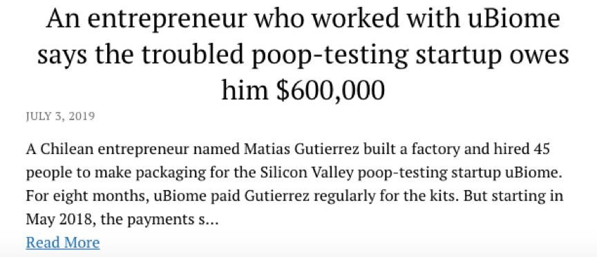 成立7年，估值6亿，人体微生态明星企业uBiome背后的丑闻与风波|知几产业研究