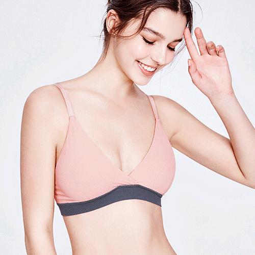 内衣舒适无束缚感无钢圈,超薄透气舒适无钢圈内衣