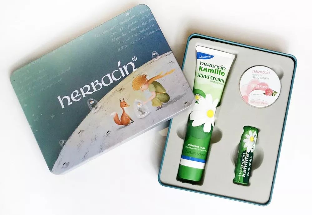 德国小甘菊纪念礼盒,herbacin德国小甘菊礼盒