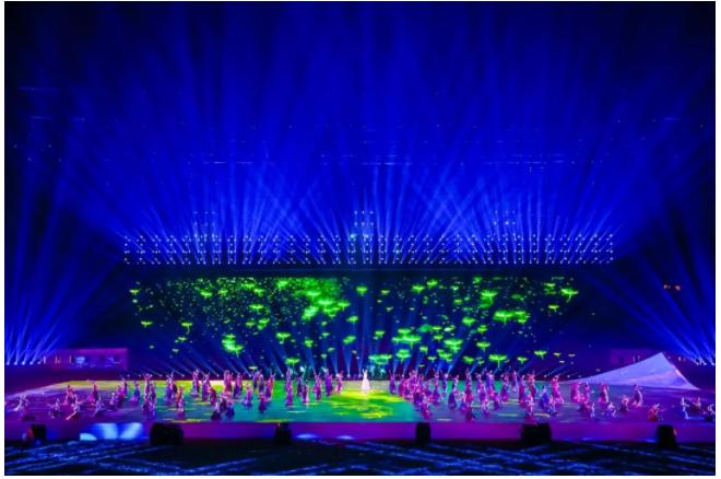 黄冈校运会开幕式入场表演,美爆了黄冈市五运会开幕式