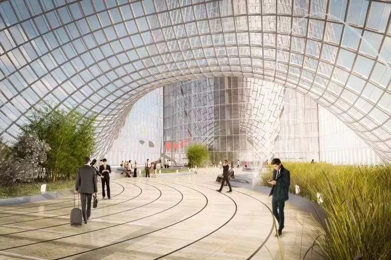 耗资11亿、重达1280吨、40米高空上的“莲花”建筑开花了！网友：扑面而来的中国风