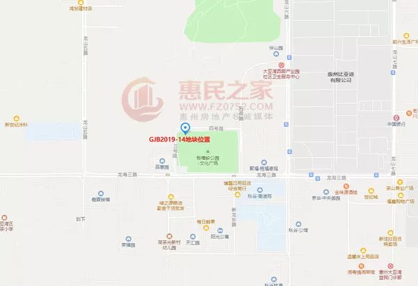 大亚湾10亩地皮出售,2019070号地块楼面价