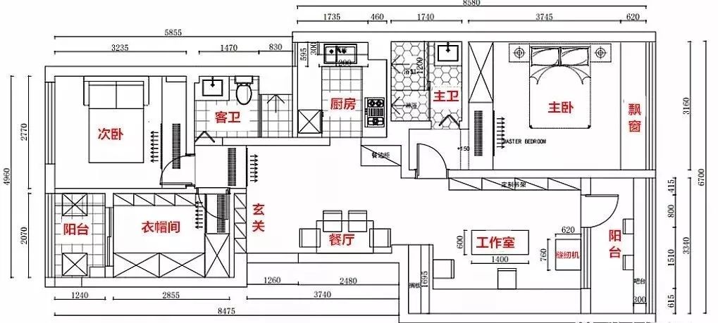 老气89㎡精装房变身杂志Vintage风!眼前一亮的32处细节,每个单品都想要