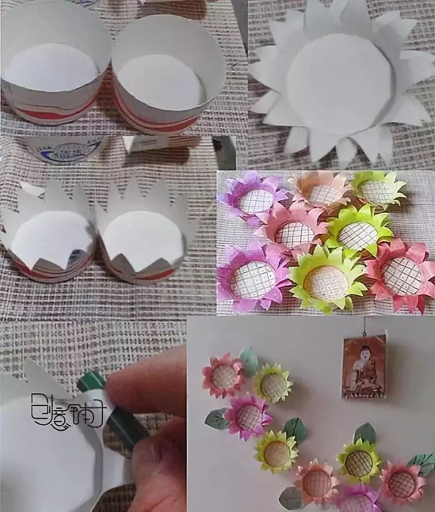 被人吐槽的手工,纸杯和一次性手套制作的手工