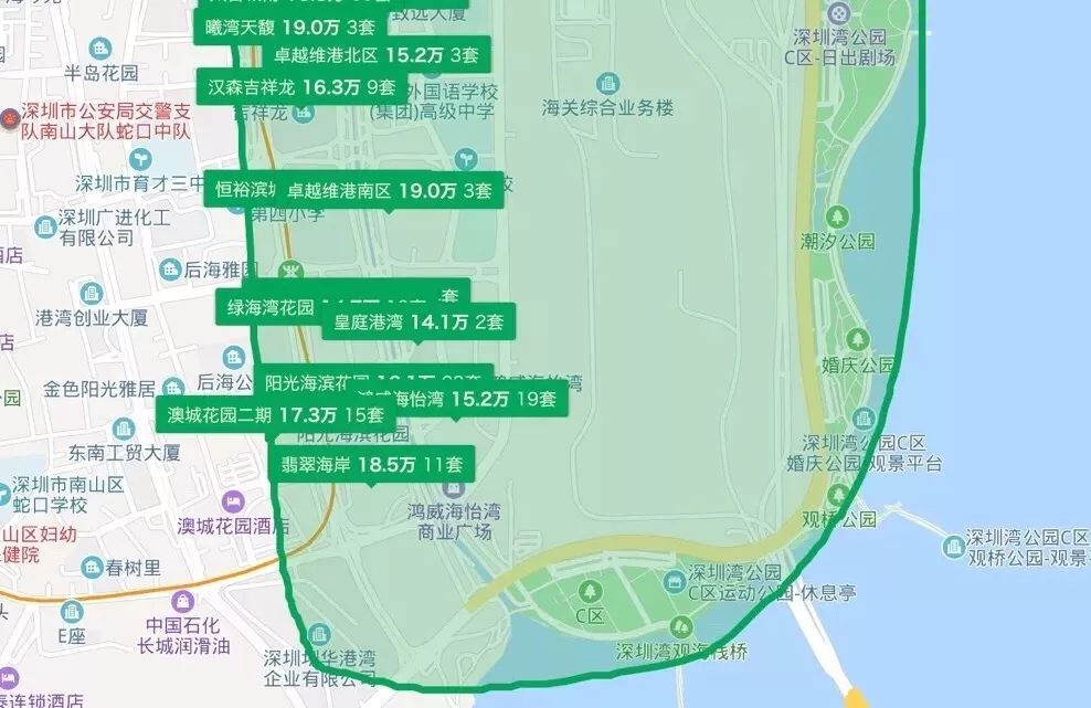 深圳豪宅区的演变,深圳五大豪宅区