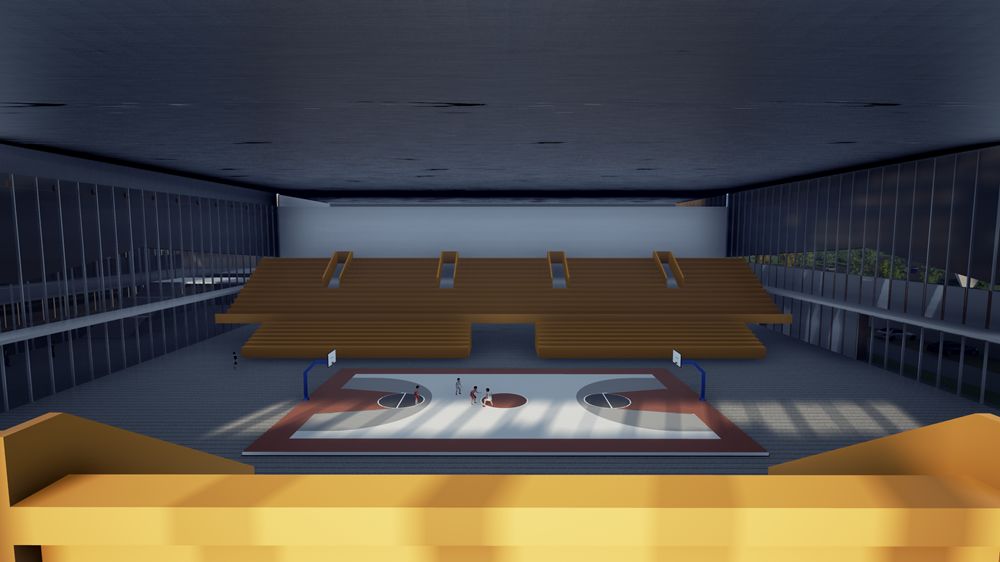 东港区体育中心跟日照市体育中心,日照市东港区体育中心项目效果图